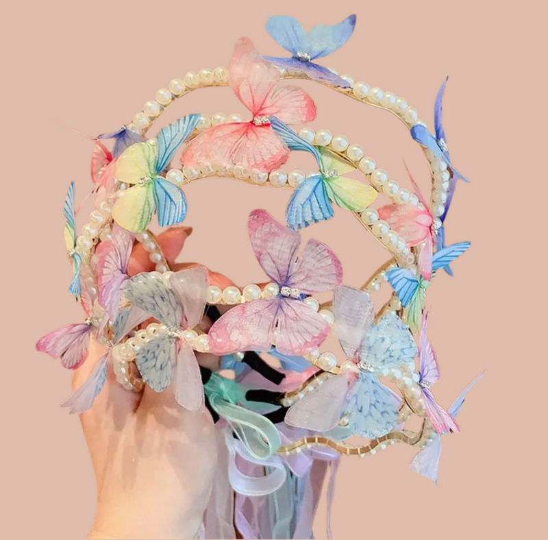 The Butterfly Pearl Headband