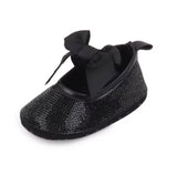 Princess Bowknot Sparkle Crib Shoes