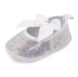 Princess Bowknot Sparkle Crib Shoes