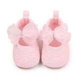 The Ballerina Bow-Lace Crib Shoe