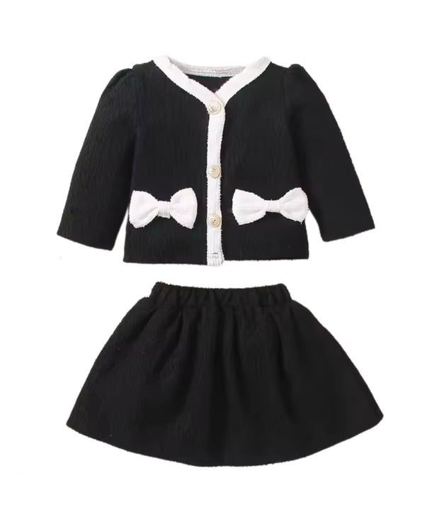 The Royal Doll Skirt & Cardigan Set