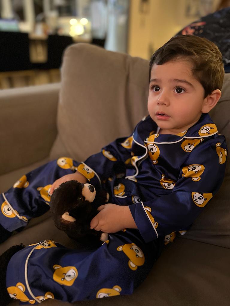 The Satin Teddy Pyjamas