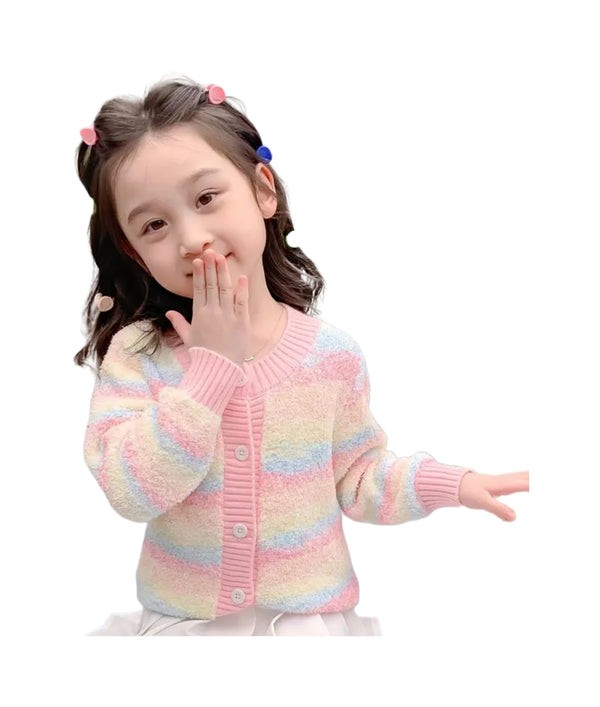 The Rainbow Button-up Cardigan