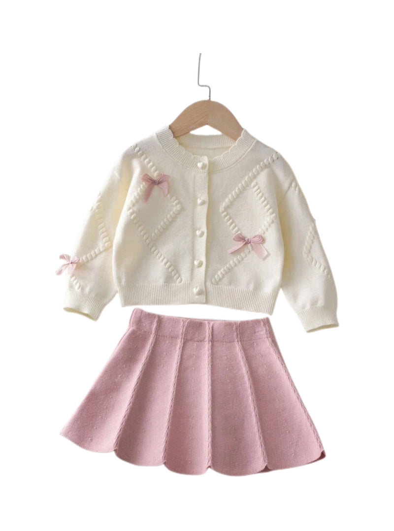 The Bow-Peep Pleated Skirt Set