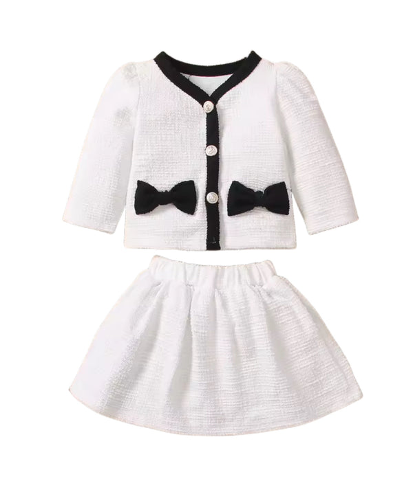 The Royal Doll Skirt & Cardigan Set