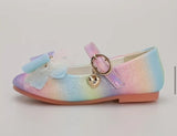 The Twinkle Bow Rainbow Ballet Shoe