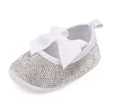 Princess Bowknot Sparkle Crib Shoes