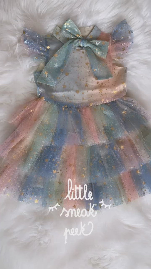 The Rainbow Bow Dress