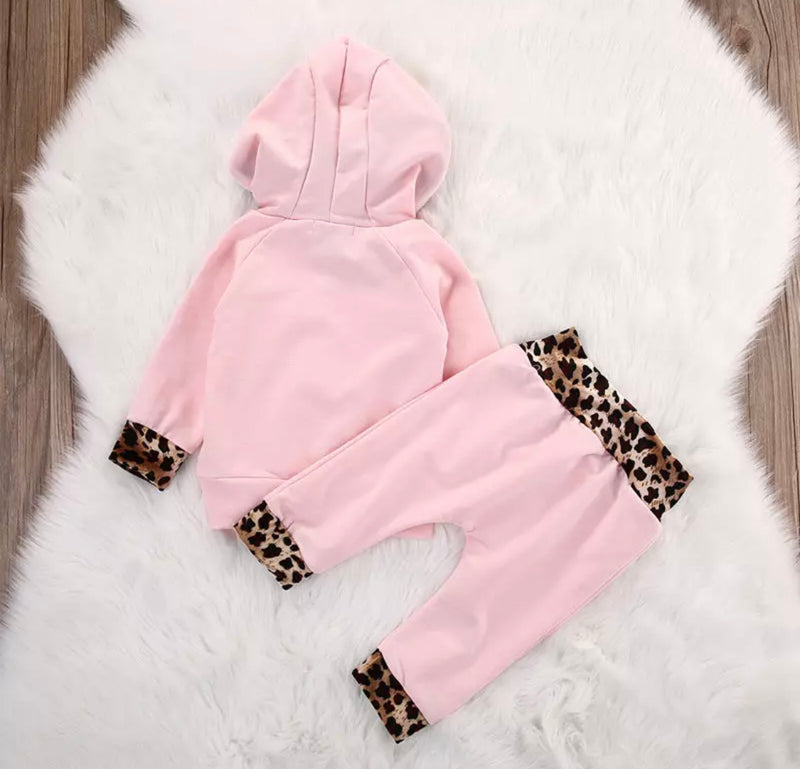 The Pink Leopard Leisure Set