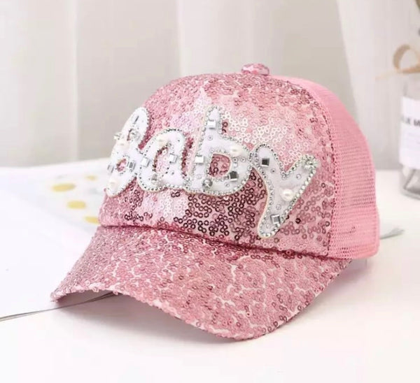 Baby Sequin Baseball Cap