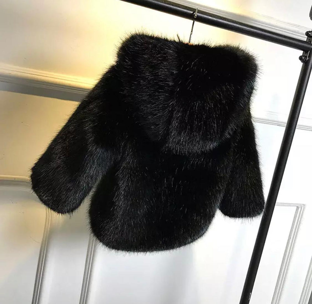 The Luxe Zip- Up Faux Fur Jacket – Ooh La La Boutique