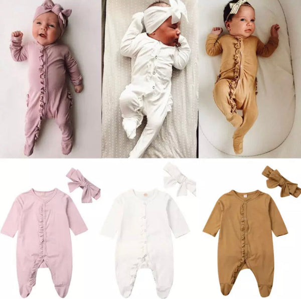 The Maddison Ruffle Bum Onesie