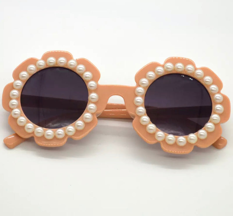The Handmade Daisy Rhinestone & Pearl Sunglasses