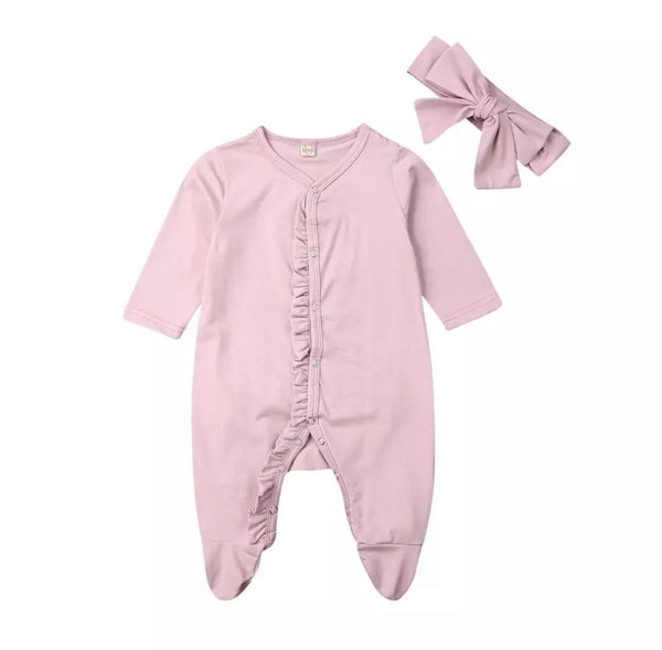 The Maddison Ruffle Bum Onesie