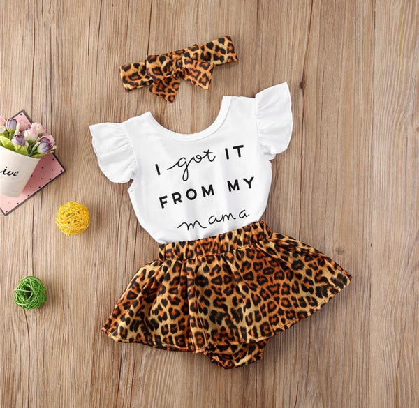 The “I Got It From my Mama” Leopard Set