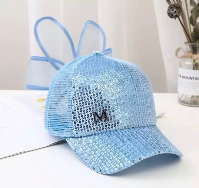 The Sequin Bow Baseball Cap