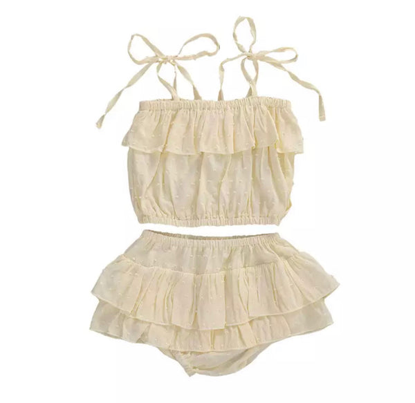 The Ruffle Linen Set