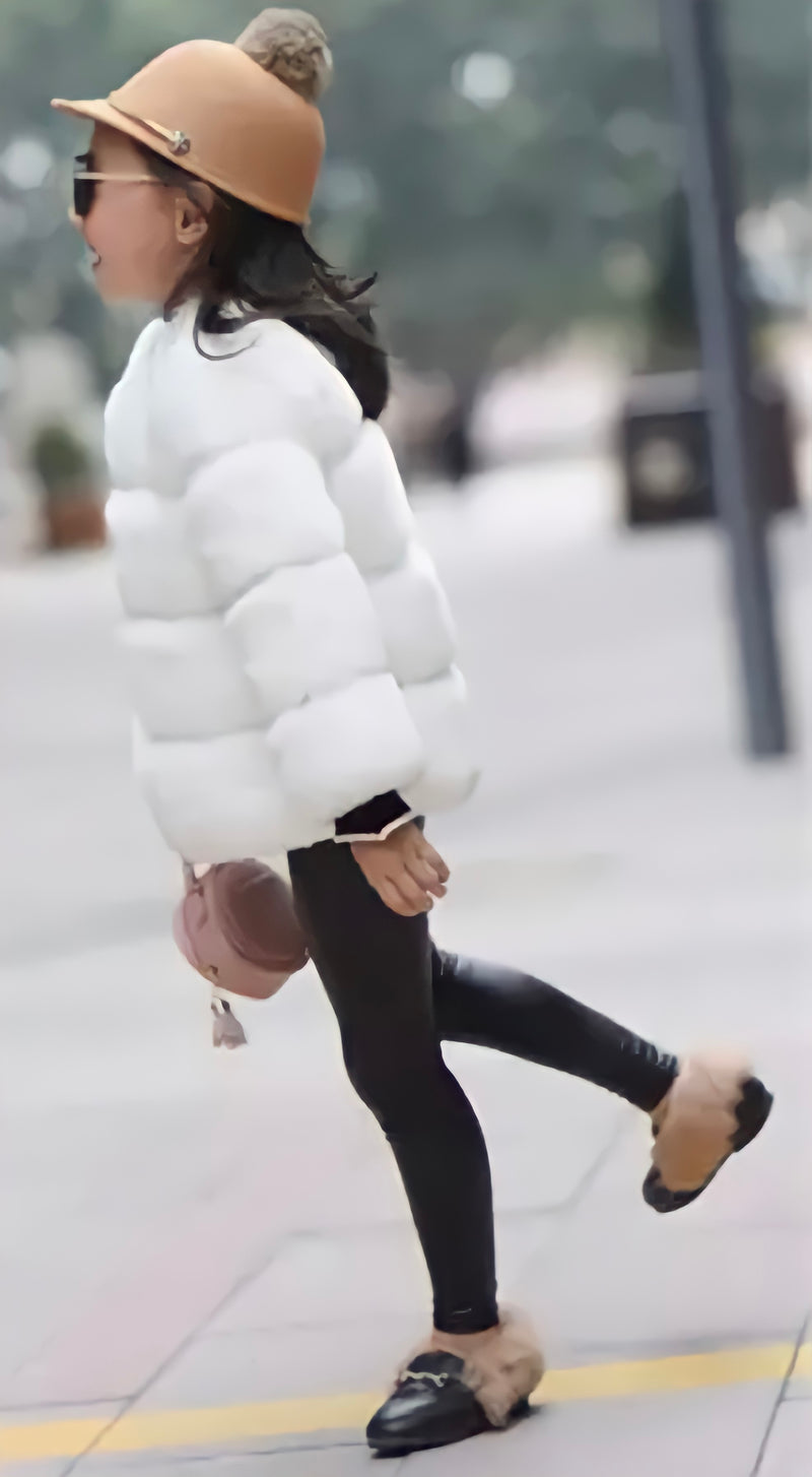 The Mini Luxe Faux Fur Jacket