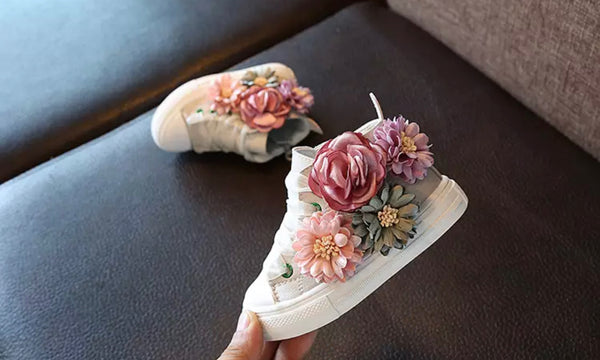 The Floral Hightop Sneakers