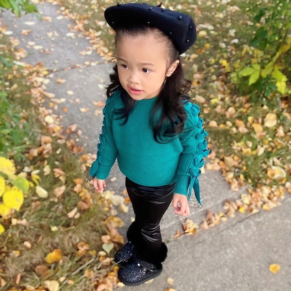 The Mini Pleather Leggings