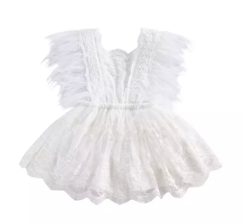 The Arden Feather Romper