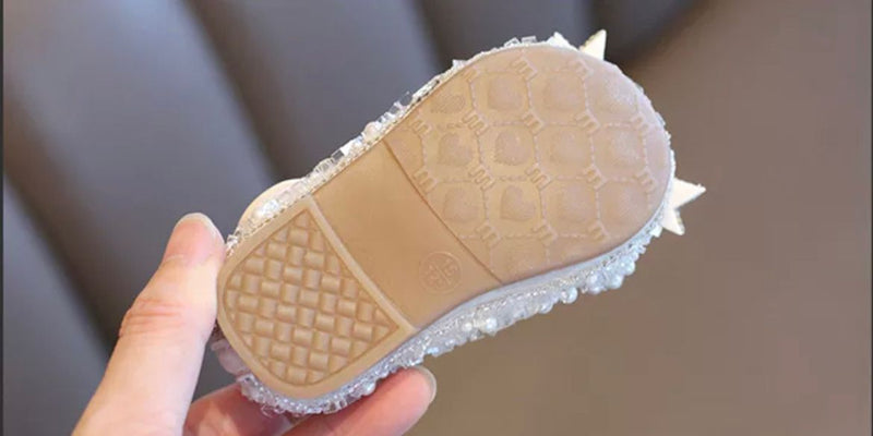 The Pearly Bow Baby Shoes