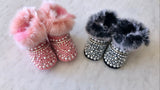 The Real-Fur Pearl Booties