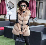 The Mommy Luxe Faux Fur Long Vest