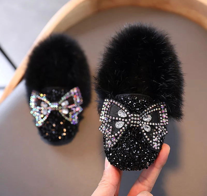 The Sparkle Bow Loafers
