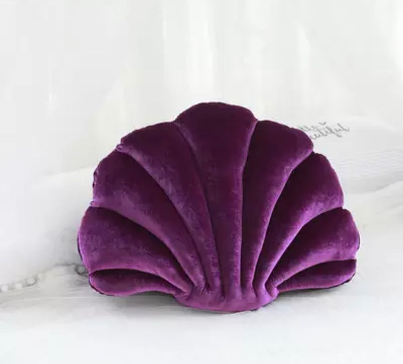 The Velvet Shell Pillow