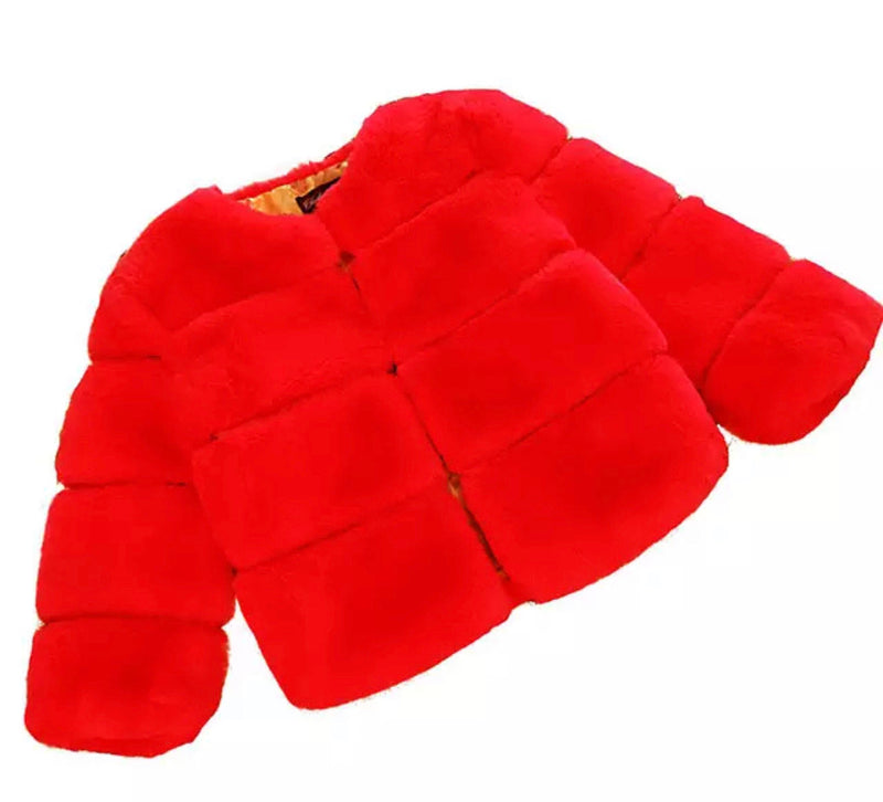 Faux fur jacket LUCKY BRAND Multicolour size M International in Faux fur -  41173870
